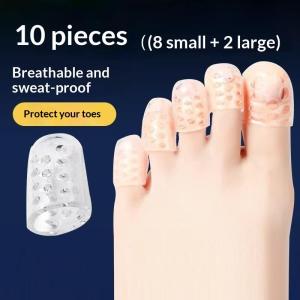Silicone Toe Protectors for High Heels Anti-Friction Blister Guard 10/20/30 Pcs Soft Toe Covers for Women Travel