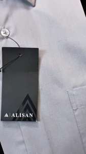BEST SELLER Kemeja ALISAN Lengan Panjang GREY SlimFit Kemeja Kantor Formal