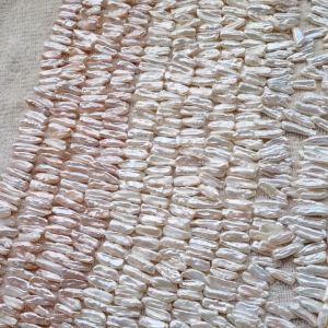 Supplier Wholesaler For Natural High Grade Baroque Biwa Freshwater Pearl Pearls For DIY 天然优质巴洛克 琵琶珠 淡水珠的供应商 批发商