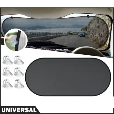 1/2PCS Car Rear Window Sun Shade Screen Truck Mesh Cover Windshield Visor Block Shield