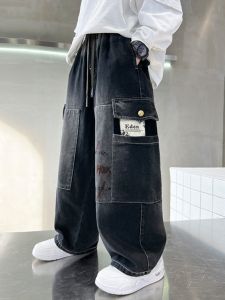 Vintage Boys Jeans Utility Pants Autumn