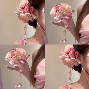 RUIQIU | Fairy-style Flower Tassel Hair Clip