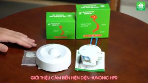Cảm Biến Hiện Diện Ốp Trần Âm Trần Hunonic HPR Phát Hiện Chính Xác Con Người Người Còn Thở Là Đèn Còn Sáng BH 1 Năm