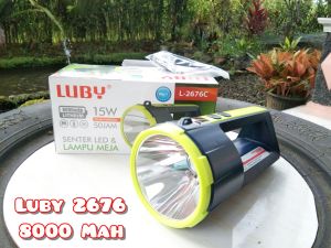 senter jumbo  emergency luby 2676 led
