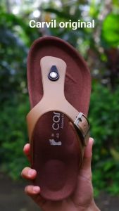 Carvil romeo benzo sandal pria kulit sintetis sendal sopan cowok laki2 dewasa kekinian 39-43