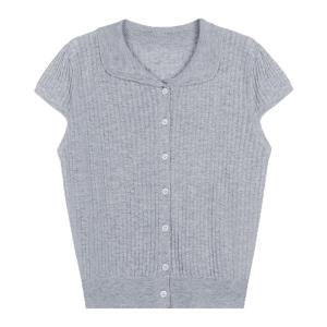 Áo Thun Tay Ngắn Đính Hợp Sơ Mi Elegant