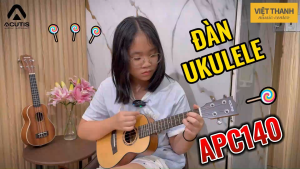 Đàn Ukulele Concert Acutis APC140 Size 23inch Cao Cấp chính hãng 100% (bao gồm đàn bao da)