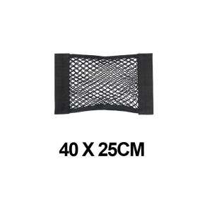 BLALION Car Trunk Storage Bag Nylon Mesh Nets Auto Trunk Rear Organizer Elastic String Luggage Holder Pocket Car Stowing Tidying