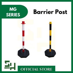 Traffic Delineator Post 85cm Traffic Safety Barrier Post with Fillable Base