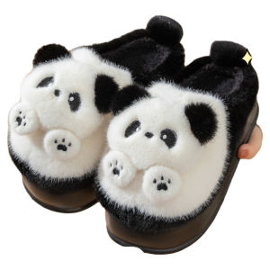 Womens Thick Bottom Cotton Slippers Indoor Home Anti-Slip Plush Slippers Winter Warm Comfortable Home Shoes Gogaman 2024 New Style