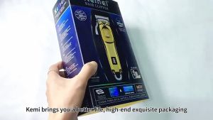 Kemei Hair Clipper Multifunctional Clipper Rechargeable Electric Trimmer Hair Cutting Trimmer with LCD Display KM-2628