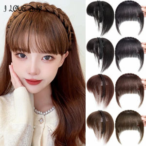Wig Bangs Hairband Fake Hair Headband Fringe Hair Extension Women Girls Clips In Hair Extension Hair Accessories Hairpiece Clip