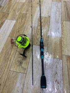 Joran uL 2-6Lb set Reel bc cliker zorro