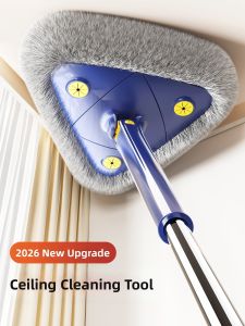 ZHIFAN | Ceiling Dust Molding Removal Cleaning Tool Telescopic Triangle Mop
