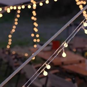 LED String Lights USB/Battery Power Globe Bulbs LED Ball Garland Lights Garden Christmas Camping Tent Canopy Decor