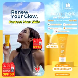 Madame Gie Protect Me 60ML - Sunscreen dan Sun Serum SPF30 PA+++