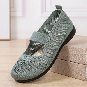 HEYUNXIANG | Comfortable Soft Sole Net Surface Women Shoes for Seniors