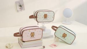 Cute Cartoon Bear Cosmetic Organizer Large-Capacity Travel Toiletry Storage Bag RH2565
