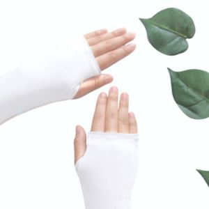 Handsock Umrah Tutup Aurat Tangan / Handsock Jari Cotton Lembut / Handsock Thumbhole