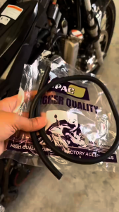 HBK 60cm Fuel Gas Hose For Motorcycle Heavy Duty Original FLEXIBLE AND SMOOTH HOSE UNIVERSAL