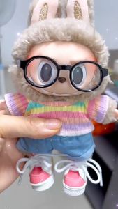 Kacamata Labubu Macaron 65 cm Kacamata Doll Popmart Doll Glasses