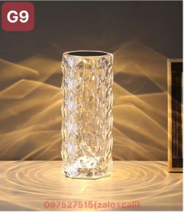 Đèn Trụ Pha Lê Phát Sáng Đa Dạng Chế Độ Đèn Và Màu Sắc Sử Dụng Trang Trí Mọi Không Gian Nhà Cửa Bàn ăn Phòng Ngủ Phòng Khách Quán Cafe