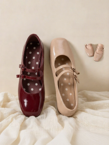 Josiny | Retro Mary Jane Shoes Flat Pumps