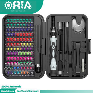 ORIA Precision Screwdriver Set Upgraded 130 in 1 Cellphone Repair Tools Set Magnetic Screw Driver Bits with Magnetizer for Cellphone PC Computer Disassemble Hand Tool Kit Opening Tool