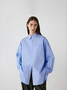 ICICLE | Winter Cotton Satin Long Sleeve Shirt