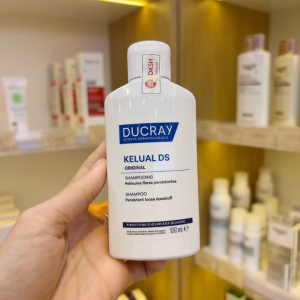 DẦU GỘI LÀM SẠCH GÀU DỊU NGỨA VÀ ĐỎ DA DUCRAY KELUAL DS SHAMPOO 100ML TẶNG Khăn Giấy
