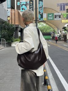 Vintage Ins Style Soft Leather Crossbody Bag