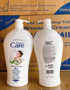 Combo 3 Sữa Tắm Dê White Care 9X 1200ml Sáng Mịn Hơn Thơm Lâu Hơn