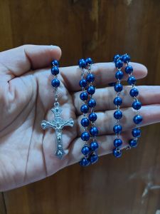 KALUNG ROSARIO 77 BAPA KAMI MANIK 6MM KALUNG DOA KATOLIK UNTUK PERMOHONAN DALAM MASALAH BERAT
