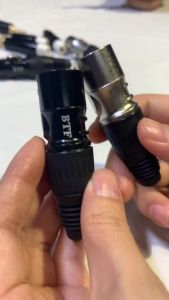 Jack Canon XLR Đực Cái BTF Loại Tốt | 3 Chân | Dùng Hàn Dây Tín Hiệu Âm Thanh | Lõi Đồng | Giá 1 Jack