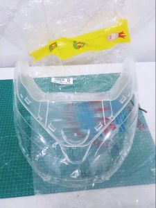 kaca mika lampu depan PCX 150 2018 - 2020 tebal original win