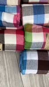 ผ้าขาวม้าฝ้าย P3 ด้วยขนาด 80x200 ชุดของที่ระลึก ผู้ชาย ผ้านุ่ง ผ้าเช็ดตัว