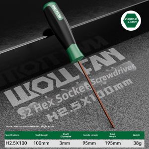 WOLL FAN | Hexagonal Screwdriver Set Long Handle