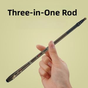 Ultra-Short Mini Portable Fishing Rod Stream Positioning Handheld Ultra-Light Ultra-Hard Compact Design for Outdoor Camping Travel