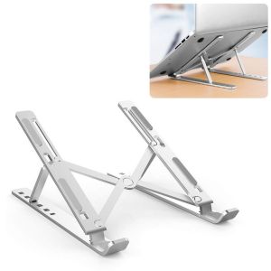 Aluminium Laptop Stand Adjustable Folding Portable for Notebook MacBook Computer Bracket Lifting Cooling Holder Non-slip