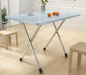 FEIZHUXIANSEN | Foldable Rectangular Dining Table Portable
