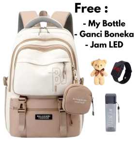 Tas Ransel Anak Perempuan Terbaru Backpack Sekolah Kapasitas Besar Import Murah Korean Style Cewe
