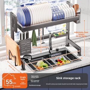 JUMEISHI | Multipurpose Kitchen Sink Organizer Storage Rack