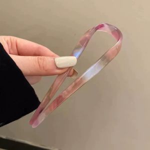 Phụ Kiện Tóc Acetate U-Shaped Dễ Thương Đơn Giản Dành Cho Nữ Phụ Kiện Tóc Cao Cấp Cho Tóc Búi Cổ Tích Mới 2025 Phụ Kiện Tóc Thể Thao