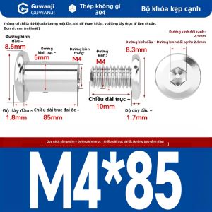 GUWANJI | Đinh Rivet Khóa Lục Giác Nội Bộ