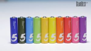XIAOMI ZMI 5(AA) / 7(AAA) Battery 1.5V Rainbow Disposable Batteries