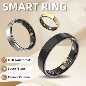 2025 Smart Ring Bluetooth Call Heart Rate Temperature Monitor 5ATM Waterproof Health Ring Men Women Smartring For Android Gift