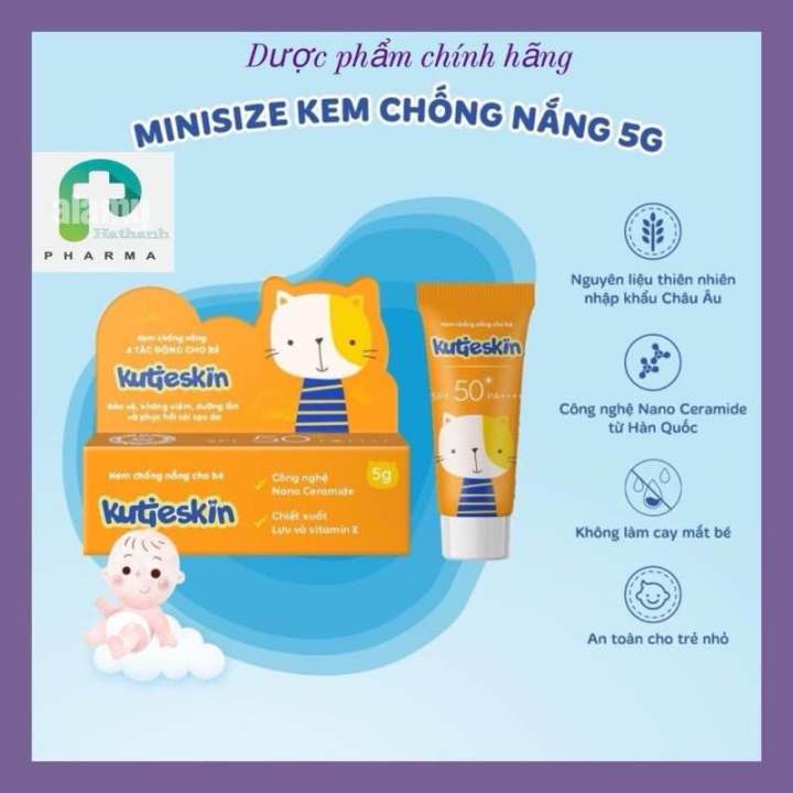 Kem chống nắng cho bé Kutieskin 5g SPF 50 PA++++ | Lazada.vn