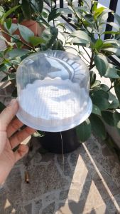 Set 100 Hộp Bầu H15 - Hộp Đế Đen Nắp Trong - Đựng bánh bông lan Xôi Chữ Phúc thôi nôi..