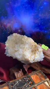 ổ đá Thạch Anh trắng lấp lắm năng lượng vũ trụ ms 228