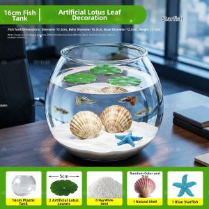CHONGXIAOSHUAI | Glass-like Integrated Round Eco-landscape Aquarium